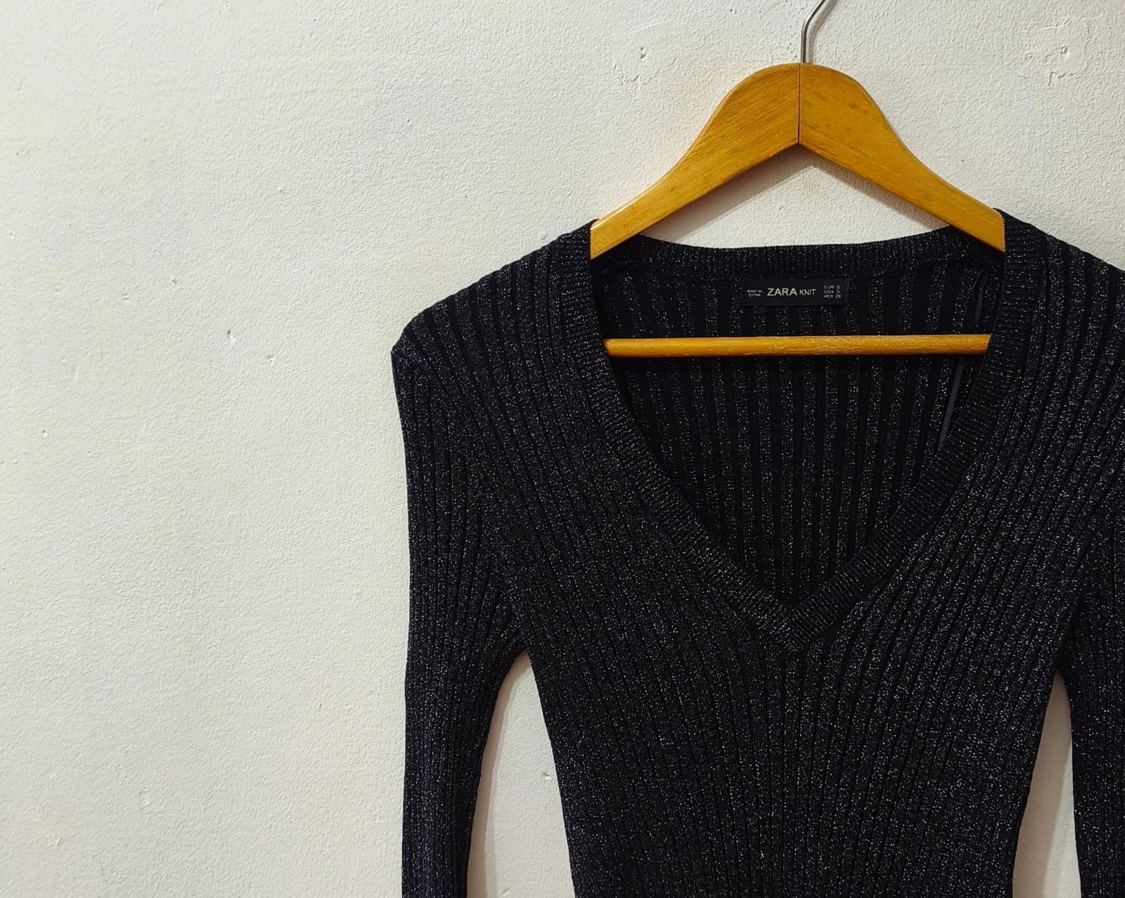 Zwart jurk Zara vrouw Maat S – photo 5
